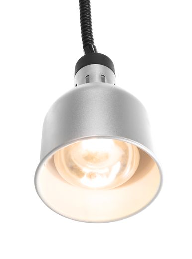 Pakabinama šildoma lempa, cilindrinė, HENDI, Sidabro, 230V/250W, ⌀175x(H)250mm 1