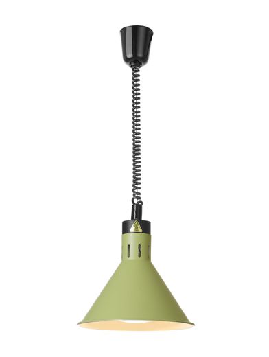 Lampada riscaldante conica, HENDI, Verde, 230V/250W, ⌀275x(H)250mm 1