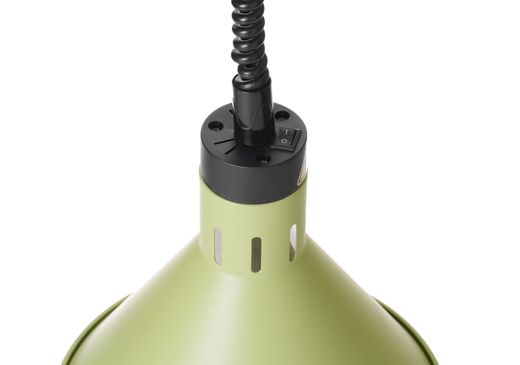 Lampada riscaldante conica, HENDI, Verde, 230V/250W, ⌀275x(H)250mm 1