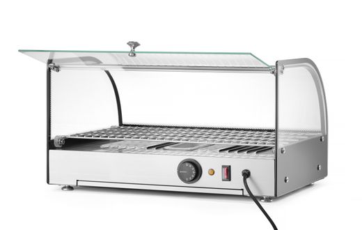 Heated countertop display, HENDI, single level, Black, 220-240V/800W, 554x376x(H)311mm 1