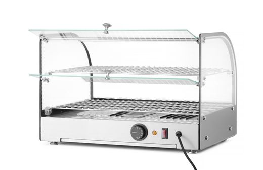 Heated countertop display two levels, HENDI, double level, Black, 220-240V/800W, 554x376x(H)376mm 1