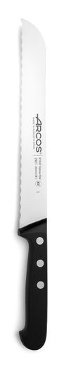 Bread knife, UNIVERSAL series, Arcoroc, UNIVERSAL, Black, (L)320mm, Serrated 1