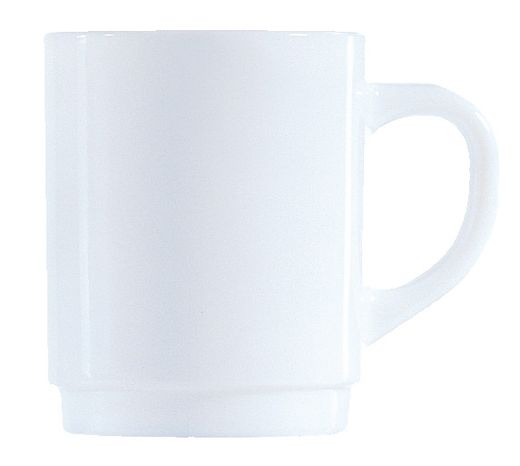 Kubek Restaurant, Arcoroc, 250 ml, 0,25L, biały, 6 szt., ⌀72x(H)89mm 1