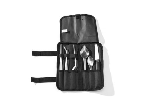 Chef plating set, 6 pcs, satined, HENDI, 255x25x(H)100mm 1