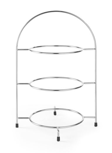 Serving stand for plates, HENDI, plates max. Ø 275 mm, 290x290x(H)440mm 1