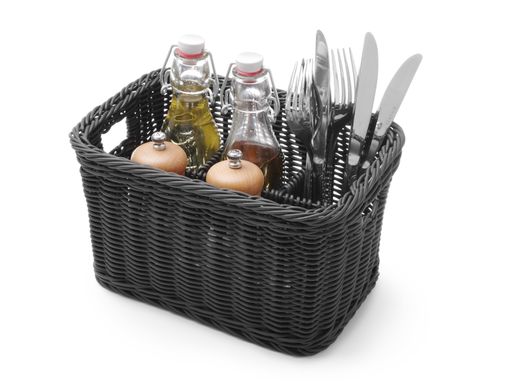 Cutlery basket, HENDI, Black, 260x180x(H)150mm 1
