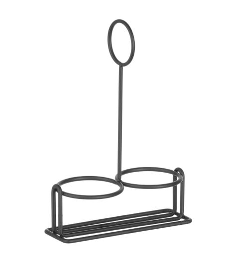 Condiment rack black, HENDI, 135x65x(H)200mm 1