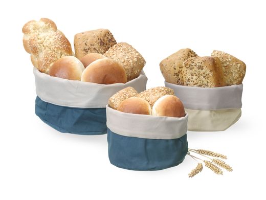 Bread bag, round, HENDI, Dark grey, ⌀200x(H)200mm 1