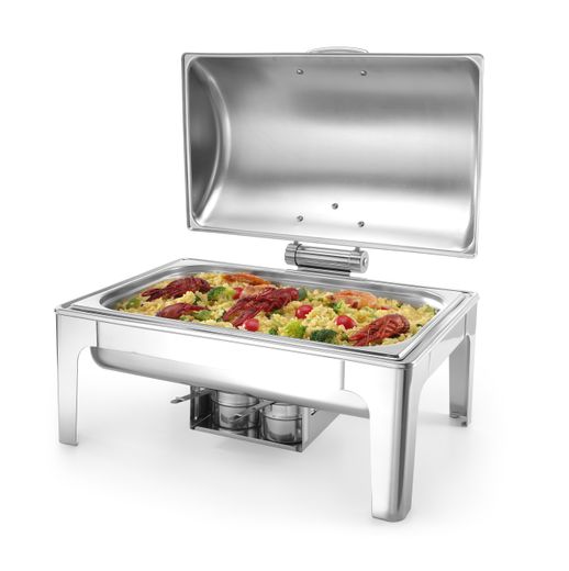Chafing dish GN 1/1 mirror finish, HENDI, Profi Line, 9L, 570x405x(H)320mm 1