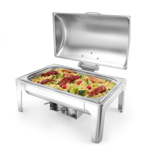 Chafing dish GN 1/1 mirror finish, HENDI, Profi Line, 9L, 570x405x(H)320mm 1