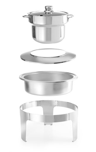Soup chafing dish mirror finish, HENDI, Profi Line, 10L, ⌀420x(H)380mm 1