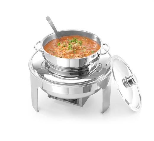 Soup chafing dish mirror finish, HENDI, Profi Line, 10L, ⌀420x(H)380mm 1