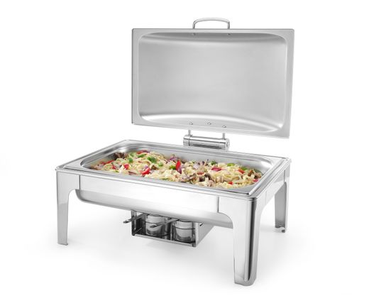 Chafing dish GN 1/1 finitura satinata, HENDI, Profi Line, 9L, 570x430x(H)290mm 1