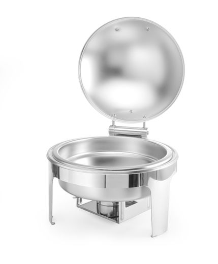 Chafing dish rotondo finitura satinata, HENDI, Profi Line, 6L, 465x420x(H)320mm 1