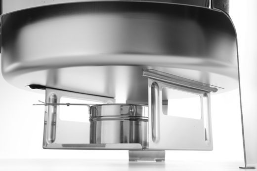 Chafing dish rotondo finitura satinata, HENDI, Profi Line, 6L, 465x420x(H)320mm 1