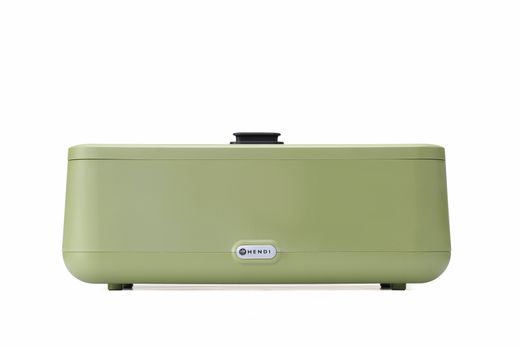 Chafing dish UNIQ, HENDI, designed by Robert Bronwasser, GN 1/1, Green, 220-240V/700W, 607x402x(H)245mm 1