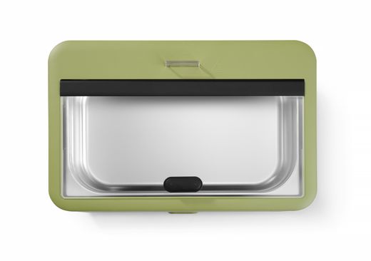 Chafing dish UNIQ, HENDI, designed by Robert Bronwasser, GN 1/1, Green, 220-240V/700W, 607x402x(H)245mm 1