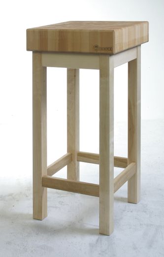 Wooden butcher block with base, HENDI, 400x400x(H)150mm 2
