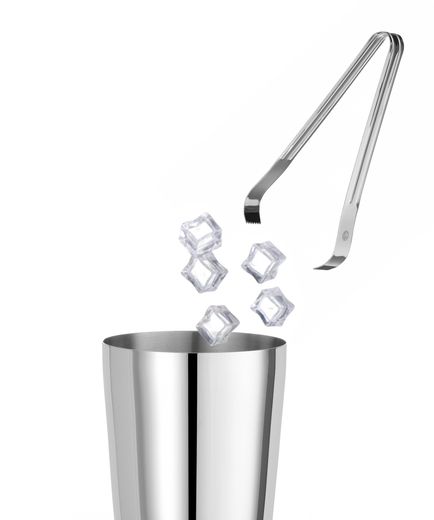 Pinze per cubetti di ghiaccio, BarUp, Argento, (L)180mm 1