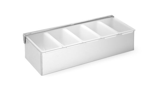 Condiment holder, BarUp, 5 containers, 375x140x(H)90mm 1