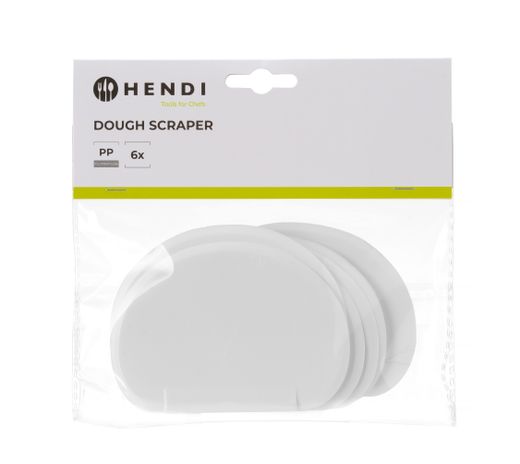 Dough scrapers semi-circular – set of 6 pcs., HENDI, 6 pcs., 104x74mm 1
