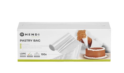 Pastry bags, HENDI, transparent, 100 pcs., 445x220mm 1