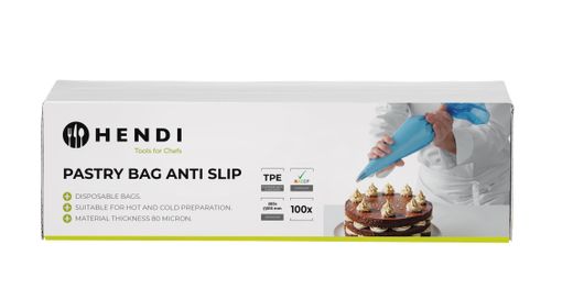 Non-slip pastry bags, HENDI, Blue, 100 pcs., 515x280mm 1