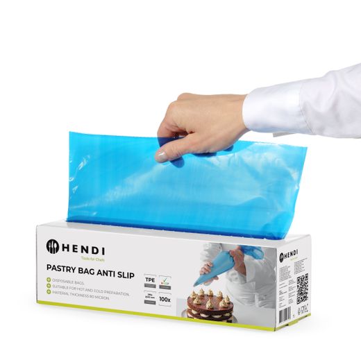 Non-slip pastry bags, HENDI, Blue, 100 pcs., 515x280mm 1