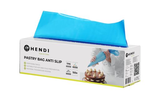 Non-slip pastry bags, HENDI, Blue, 100 pcs., 515x280mm 1