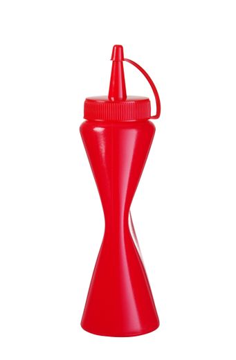 Dyspenser do zimnych sosów, HENDI, 0,2L, czerwony, ⌀50x(H)185mm 1
