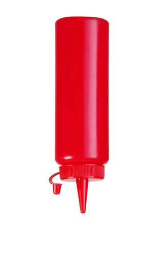 Dyspenser do zimnych sosów, HENDI, 0,2L, czerwony, ⌀50x(H)185mm 1