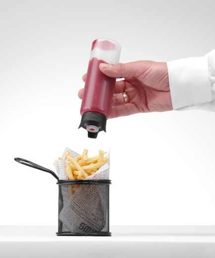 Non-drip sauce bottle, HENDI, designed by Robert Bronwasser, 0,2L, ⌀50x(H)163mm 1