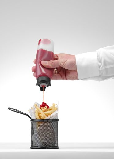 Non-drip sauce bottle, HENDI, designed by Robert Bronwasser, 0,2L, ⌀50x(H)163mm 1