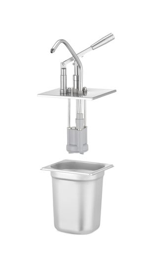Lid with dispenser for GN containers, HENDI, GN 1/6, Silver, 276x165mm 1