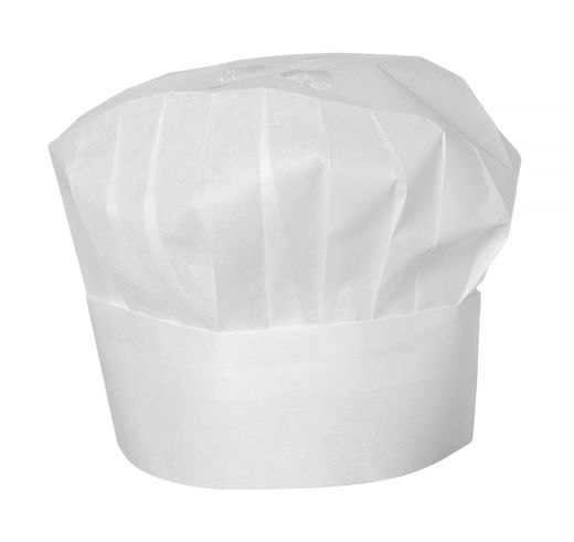 Chef’s hat - 10 pcs, HENDI, White, 10 pcs., ⌀300x(H)230mm 1