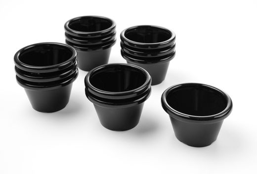 Ramekin - 12 pezzi, HENDI, 0,045L, Nero, 12 pezzi, ⌀60x(H)35mm 1