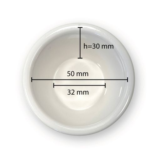 Ramekinova miska - 12 kusov, HENDI, 0,045L, Slonovinová, 12 ks, ⌀60x(H)35mm 1