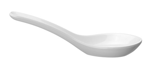 Melamine appetizer spoon, HENDI, White, 130x45mm 1