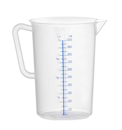 Measuring jug polypropylene, HENDI, Budget Line, 1L, ⌀110x(H)170mm 1