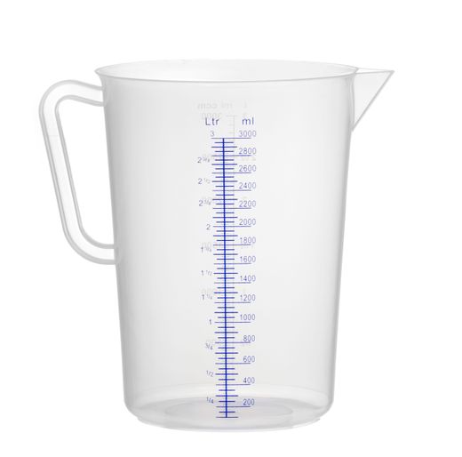 Caraffa graduata polipropilene, HENDI, Budget Line, 3L, ⌀160x(H)240mm 1