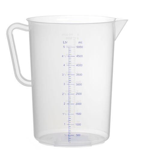 Measuring jug polypropylene, HENDI, Budget Line, 5L, ⌀190x(H)270mm 1