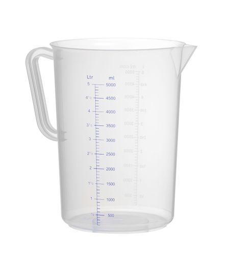 Measuring jug polypropylene, HENDI, Budget Line, 5L, ⌀190x(H)270mm 1