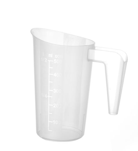 Measuring jug stackable, HENDI, Kitchen Line, 0,5L, ⌀95x(H)136mm 1
