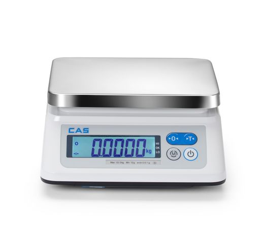 Waga z legalizacją, CAS, 3 kg, biały, 285x256x(H)123mm 1