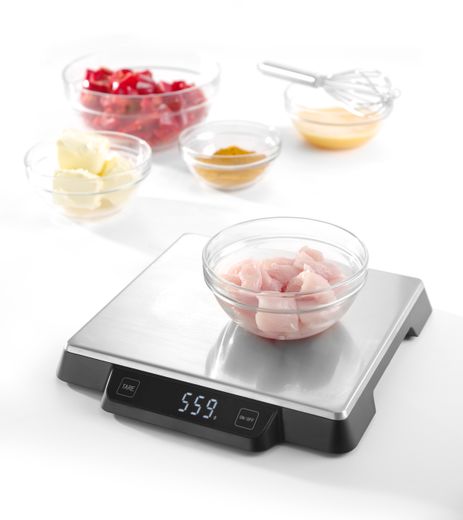 Kitchen scale 15 kg, HENDI, 266x269x(H)34mm 1