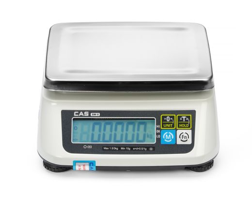 Scales with certification, 15 kg, CAS, 250x280x(H)112mm 1