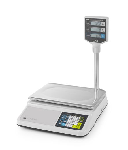 Counting scales (certified) with pillar, CAS, 335x435x(H)475mm 1