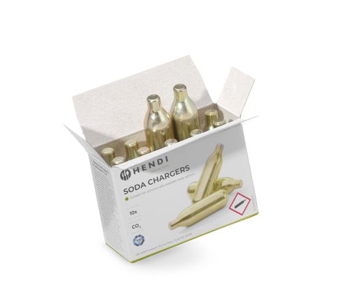 Soda chargers, BarUp, Gold, 10 pcs 1