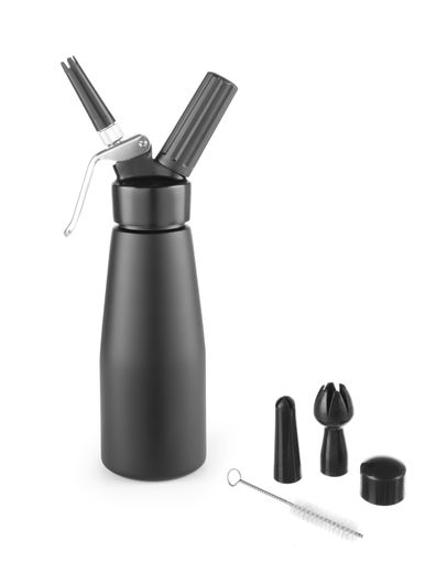 Cream whipper, HENDI, Kitchen Line, 0,5L, Black, ⌀80x(H)260mm 1