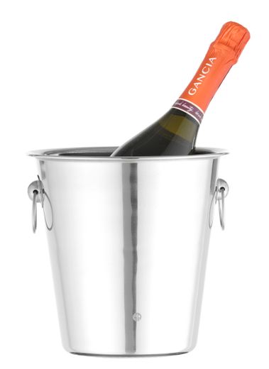 Champagne cooler, BarUp, 3,3L, Silver, ⌀220x(H)190mm 2